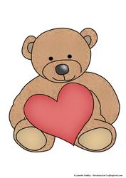 Teddy Love Coloured