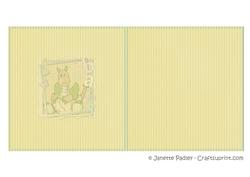 Jiggys Hatchday Baby Card Insert
