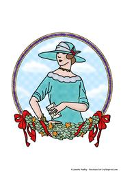 Twenties Christmas Coloured