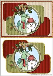 Ruperts Snowman Card Kit