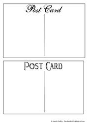 Postcards Stamp