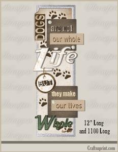 Dogs Are - Quote Border