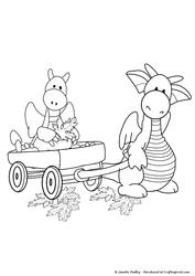 Cart Ride Digital Stamp