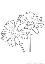 Spring Flowers Digital Stamp