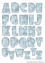 Snow Alphabet