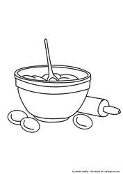 Baking Digital Stamp