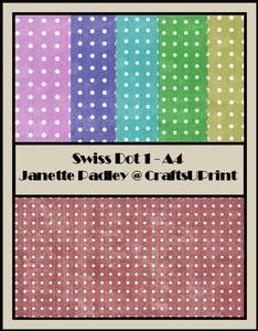 Swiss Dot Papers - Pack 1 -a4