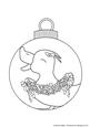 Bauble with Christmas Duck