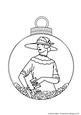 Vintage Lady Bauble