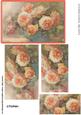 Peach Rose Pyramage Topper
