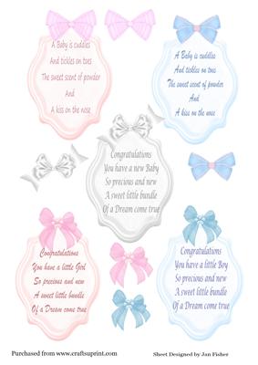 5 Baby Word Toppers 1