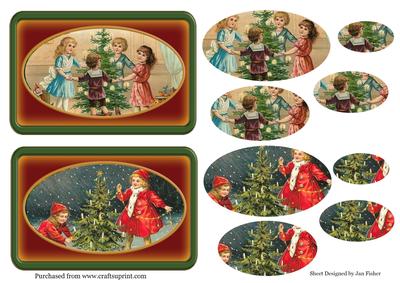 2 Vintage Santa Toppers 6