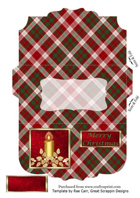Christmas Voucher/coupon Wallet 4
