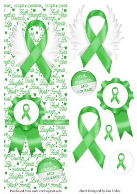 Ovarian/cervical Awareness Large Dl Card