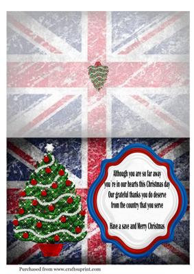 A5 Quick Card " from the Country That You Serve" Uk