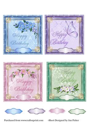 4 Happy Birhtday Toppers