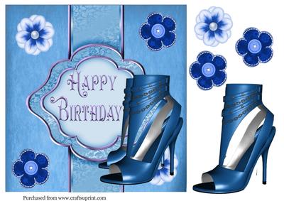 Blue Birthday Shoes