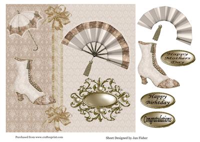 8 in Topper Elegance in Beige