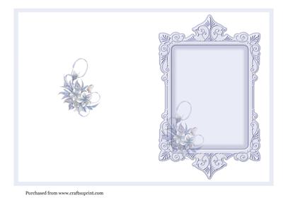 Insert to Match Blue Pyramid Mothers Day Topper