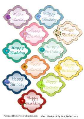 Happy Birthday Toppers 1