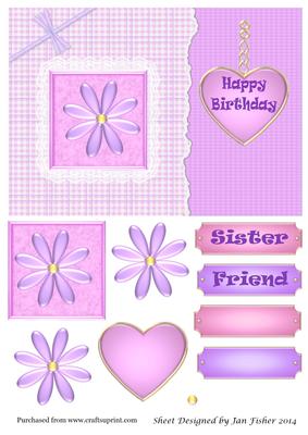 Bithday Bright A5 Card Front 1
