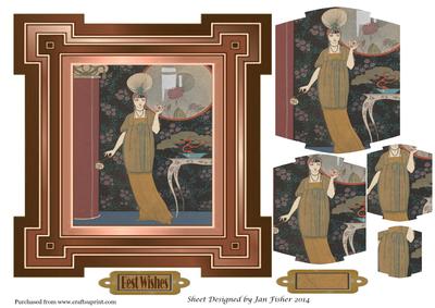 Art Deco 8in Pyramid Topper 2