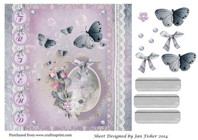 Simply Friend Tag and Butterfly Card Topper