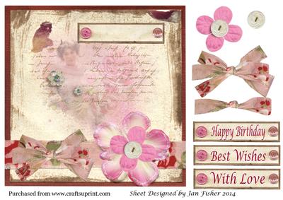 Shabby Chic 8 in Topper in Pink