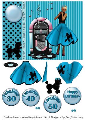 Fabulous Birthday Card Topper