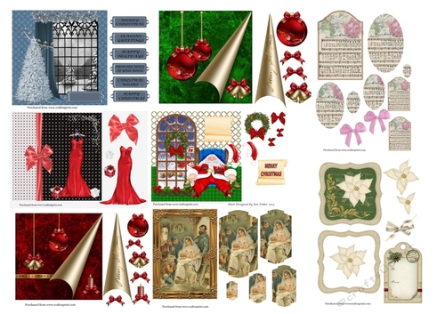 8 Various christmas card fronts