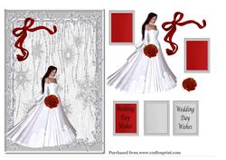 Wedding Day Wishes A5 Card Front