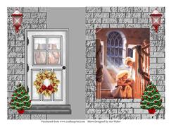 Children on the Stairs Foldback Card