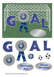 Goal in Blue