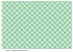 Quilted Backing in Pale Green