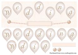 Large Dl Wedding Ballooons