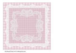 8in Insert to Match Pink Cameo