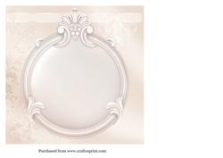 8in Insert to Match Wedding Cake & Shoes