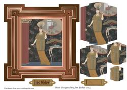 Art Deco 8in Pyramid Topper 2