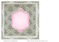 Insert to Match Cherry Blossom 8in Topper