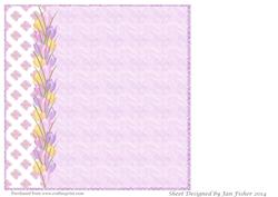 Insert to Match Crocus & Pansy Topper
