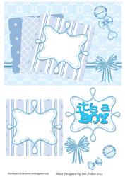Baby Boy Card Front