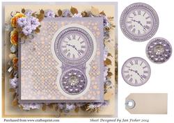 Time Gone by 8in Card Front