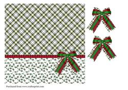 8in Backing Mistletoe in Green