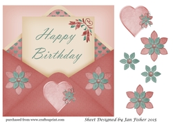 8 x 8 Birthday card front