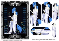 a5 Art deco pyramid