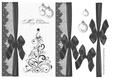 Christmas Bow and Lace in Black
