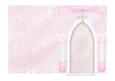 A5 Christening Card in Pink Insert