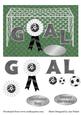 Black & White Football Goal