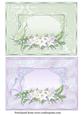2 A5 Inserts in Green & Lilac