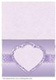 Lilac Heart Insert